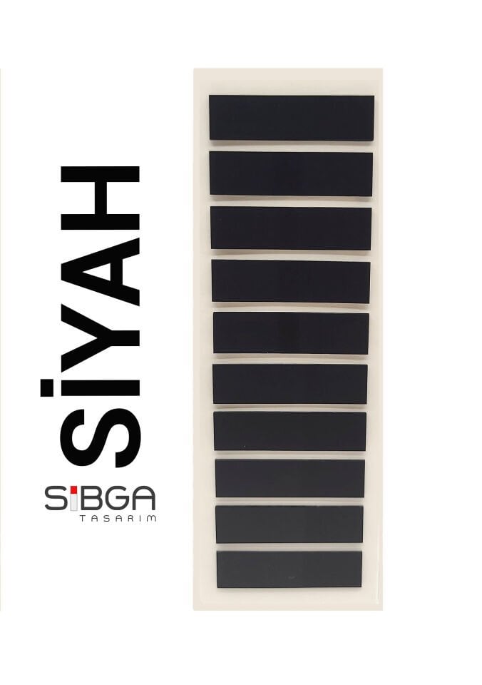 Siyah Postit Post-it Post it. Siyah Kitap Ayracı Ayraci Ayraç Siyah Postit Sticker Not Kağıdı 200 yaprak