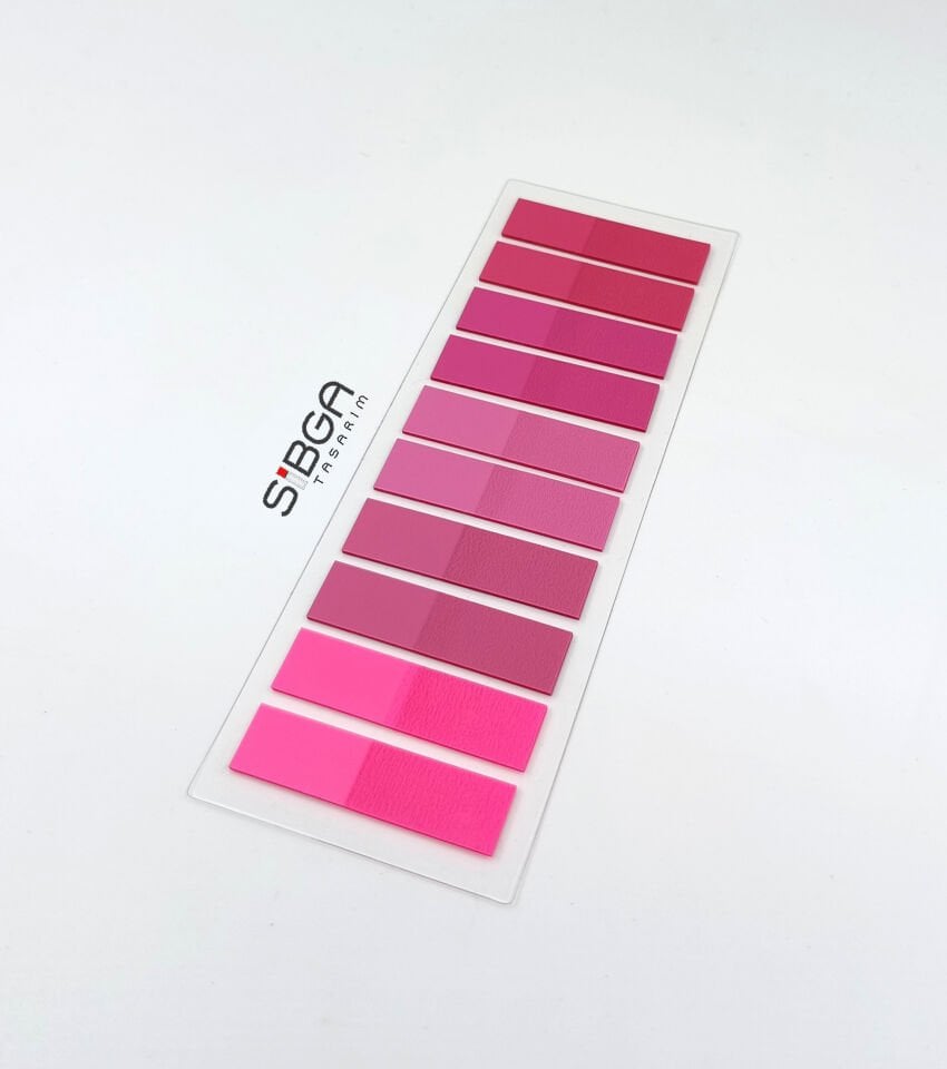 Şeffaf Pembe Postit Post-it Post it. Kitap Ayracı Ayraç Plastik Postit Sticker Not Kağıdı 200 yaprak