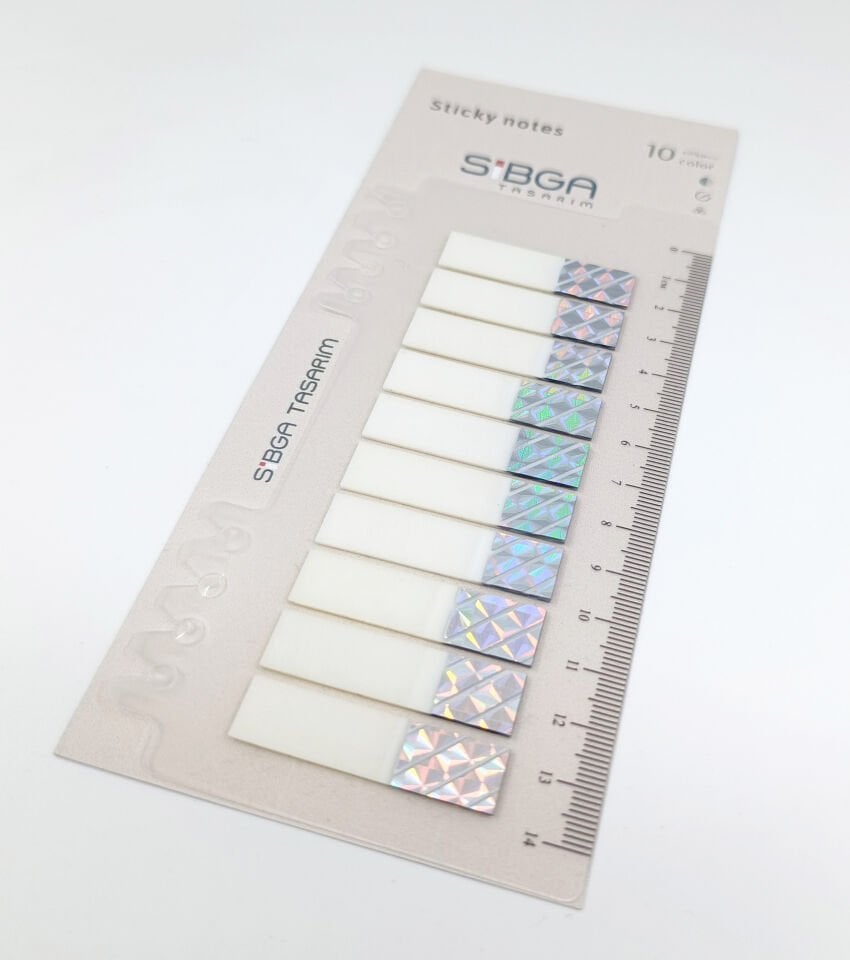 Simli Parlaki Postit Post-it Post it. Kitap Ayracı Ayraç Plastik Postit Sticker Not Kağıdı 200 yaprak