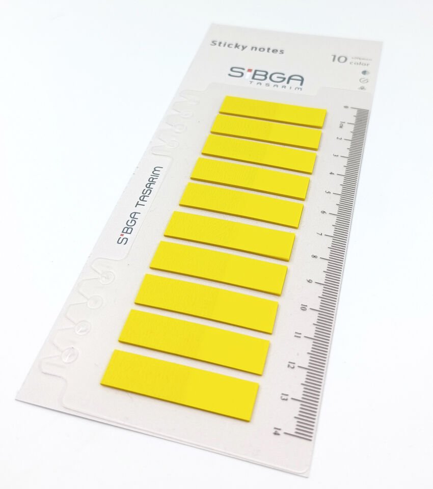 Sarı Postit Post-it Post it. Sarı Kitap Ayracı Ayraci Ayraç Sarı Postit Sticker Not Kağıdı 200 yaprak