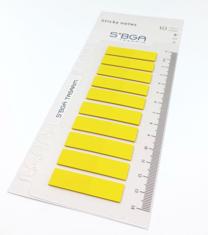 Sarı Postit Post-it Post it. Sarı Kitap Ayracı Ayraci Ayraç Sarı Postit Sticker Not Kağıdı 200 yaprak