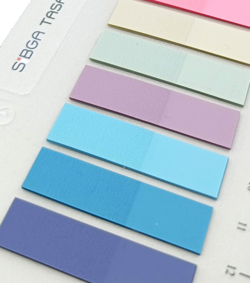 Şeffaf renkli plastik postit post-it post it kitap ayracı ayraci ayraç postit sticker not kağıdı 200 yaprak