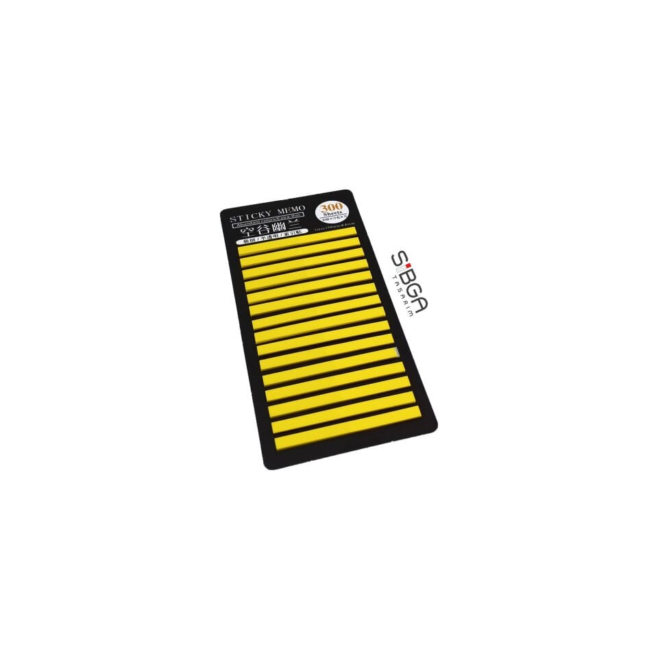 Sarı ince Şerit 300 yaprak Şeffaf Renkli Postit Post-it Post It. Kitap Ayracı Ayraç Postit Sticker