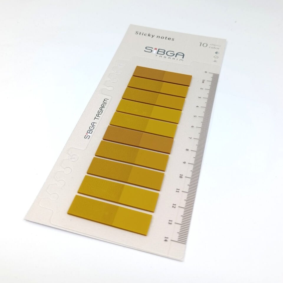 Şeffaf Renkli Postit Post-it Post it. Kitap Ayracı Ayraç Plastik Postit Sticker Not Kağıdı 200 yaprak