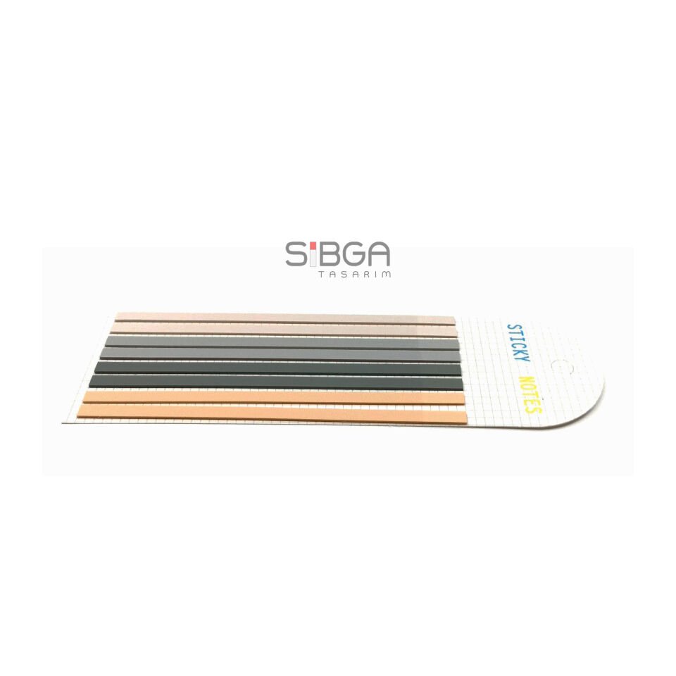 İnce Uzun Şerit Şeffaf Renkli Postit Post-it Post It. Kitap Ayracı Ayraci Ayraç Postit Sticker 160 Yaprak