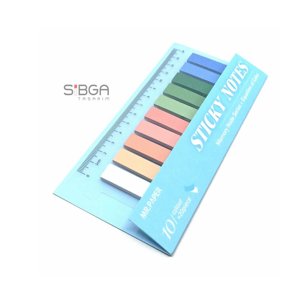 Kağıt Postit Post-it Post It. Kitap Ayracı Ayraç Sticker Not Kağıdı Kağıt Postit 200 Yaprak