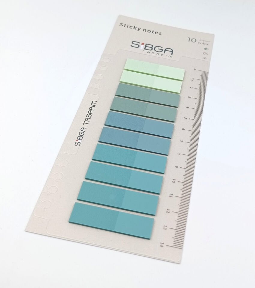 Şeffaf Renkli Postit Post-it Post it. Kitap Ayracı Ayraç Plastik Postit Sticker Not Kağıdı 200 yaprak