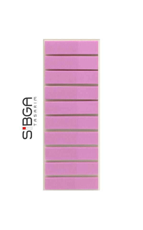 Şeffaf Fuşya Renkli Postit Post-it Post it. Kitap Ayracı Ayraç Plastik Postit Sticker Not Kağıdı 200 yaprak