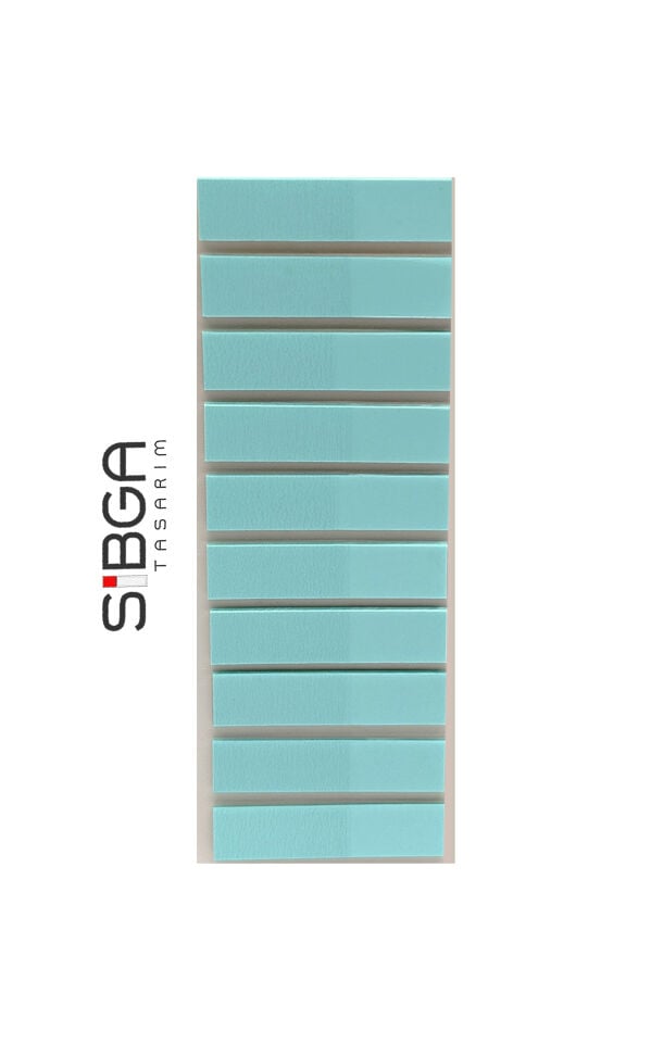 Şeffaf Turkuaz Mavi Renkli Postit Post-it Post it. Kitap Ayracı Ayraç Plastik Postit Sticker Not Kağıdı 200 yaprak