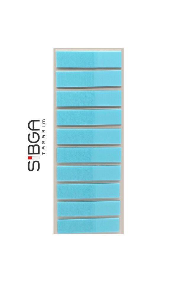 Şeffaf Turkuaz Mavi Renkli Postit Post-it Post it. Kitap Ayracı Ayraç Plastik Postit Sticker Not Kağıdı 200 yaprak
