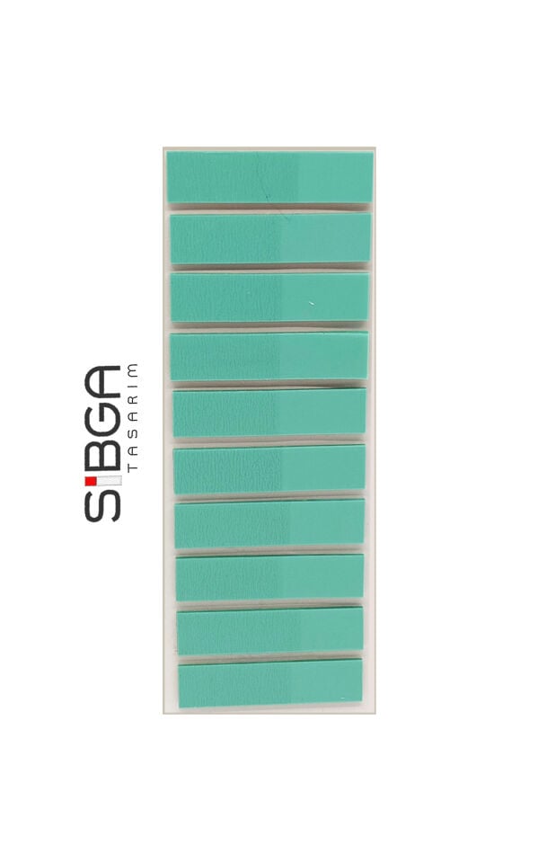 Şeffaf Turkuaz Yeşil Renkli Postit Post-it Post it. Kitap Ayracı Ayraç Plastik Postit Sticker Not Kağıdı 200 yaprak