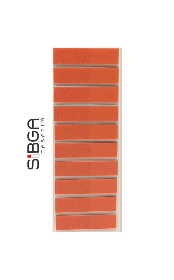 Şeffaf Turuncu Renkli Postit Post-it Post it. Kitap Ayracı Ayraç Plastik Postit Sticker Not Kağıdı 200 yaprak