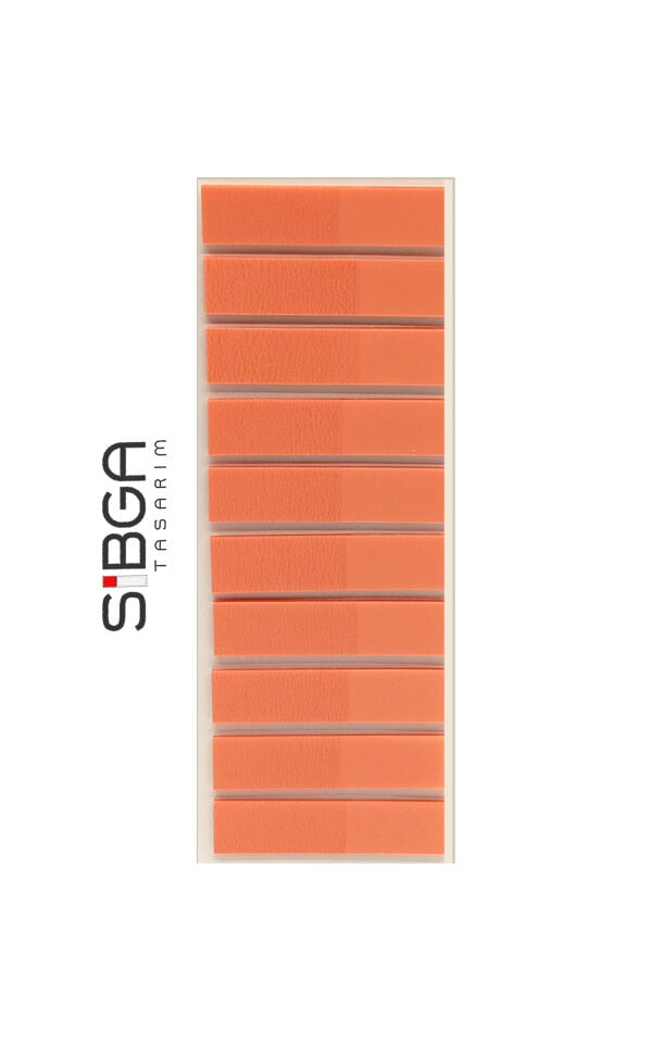 Şeffaf Turuncu Renkli Postit Post-it Post it. Kitap Ayracı Ayraç Plastik Postit Sticker Not Kağıdı 200 yaprak
