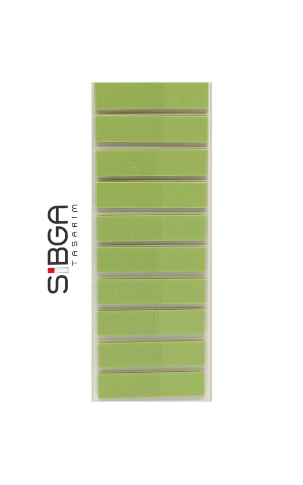 Şeffaf Yeşil Renkli Postit Post-it Post it. Kitap Ayracı Ayraç Plastik Postit Sticker Not Kağıdı 200 yaprak
