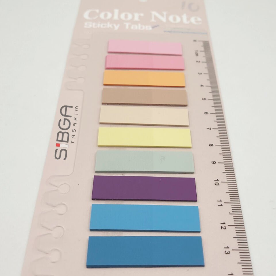 Şeffaf Renkli Postit Post-it Post It. Kitap Ayracı Ayraç Postit Sticker Not Kağıdı 200 Yaprak