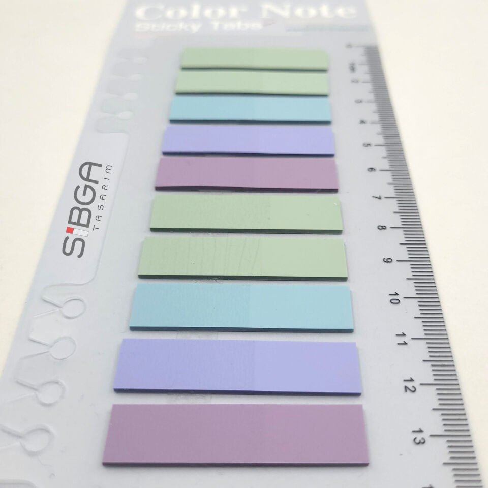 Şeffaf Renkli Postit Post-it Post It. Kitap Ayracı Ayraç Postit Sticker Not Kağıdı 200 Yaprak