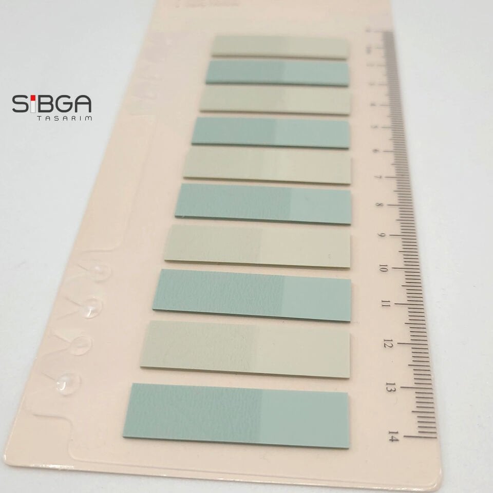 Şeffaf Yeşil Renkli Postit Post-it Post It. Kitap Ayracı Ayraç Postit Sticker Not Kağıdı 200 Yaprak
