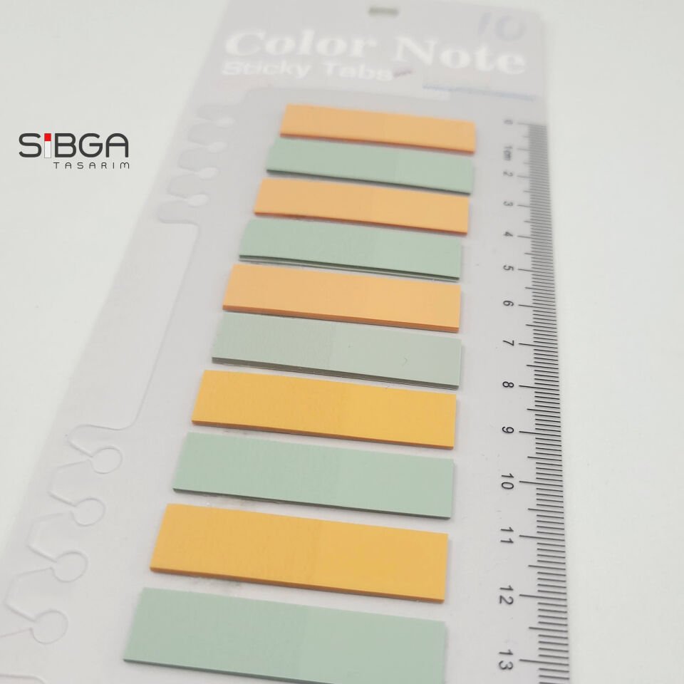 Şeffaf Renkli Postit Post-it Post It. Kitap Ayracı Ayraç Postit Sticker Not Kağıdı 200 Yaprak