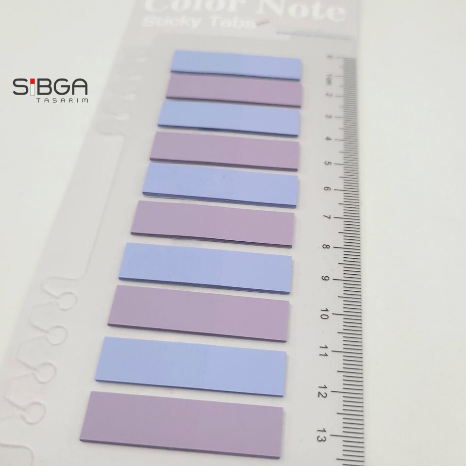 Şeffaf Renkli Postit Post-it Post It. Kitap Ayracı Ayraç Postit Sticker Not Kağıdı 200 Yaprak