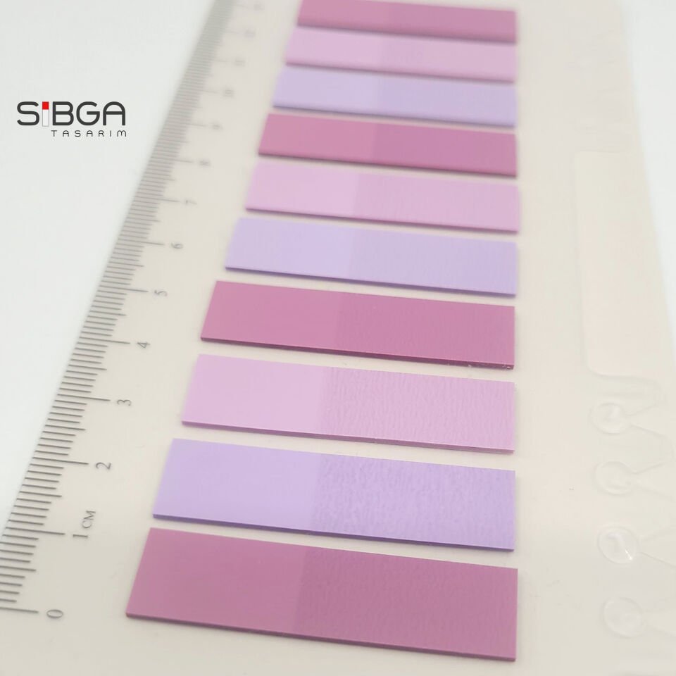 Şeffaf Renkli Postit Post-it Post It. Kitap Ayracı Ayraç Postit Sticker Not Kağıdı 200 Yaprak