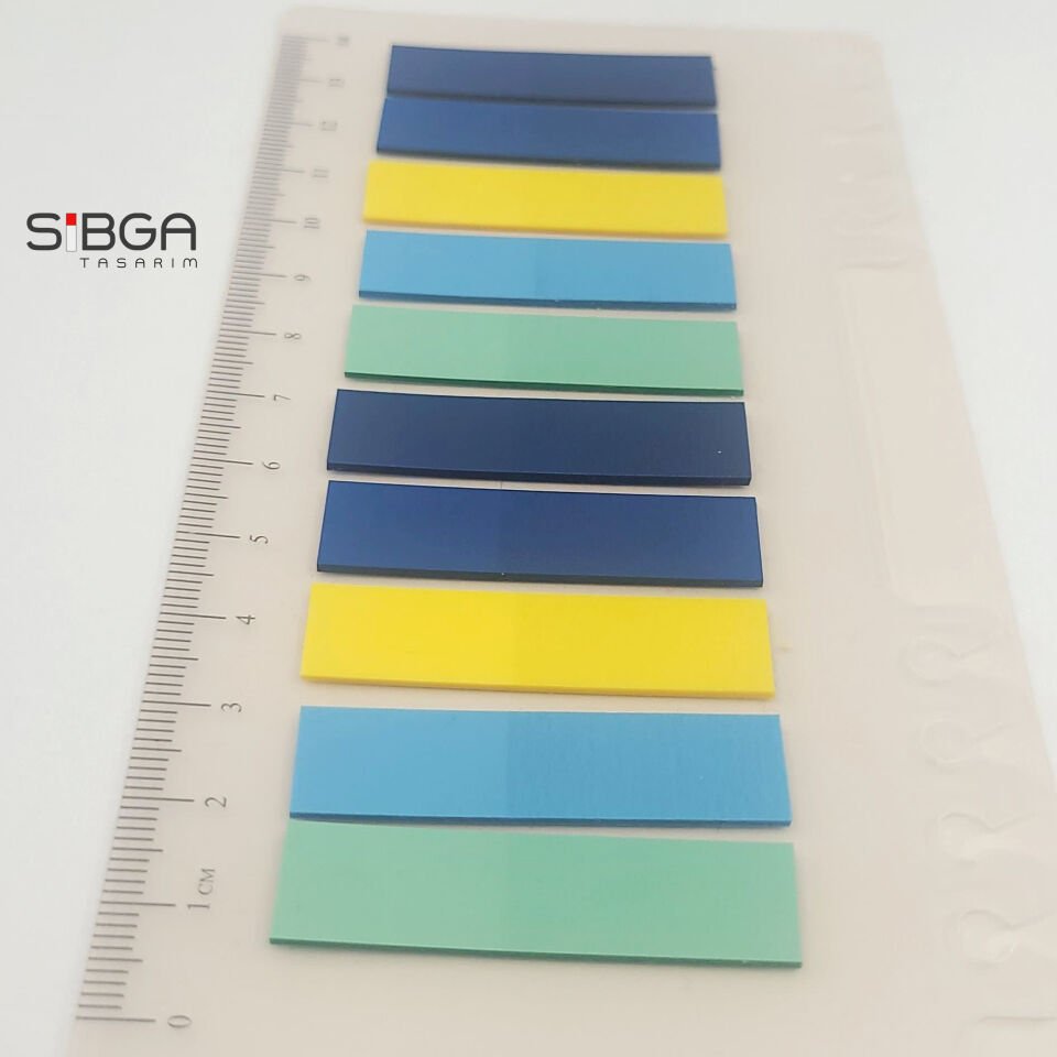 Şeffaf Renkli Postit Post-it Post It. Kitap Ayracı Ayraç Postit Sticker Not Kağıdı 200 Yaprak