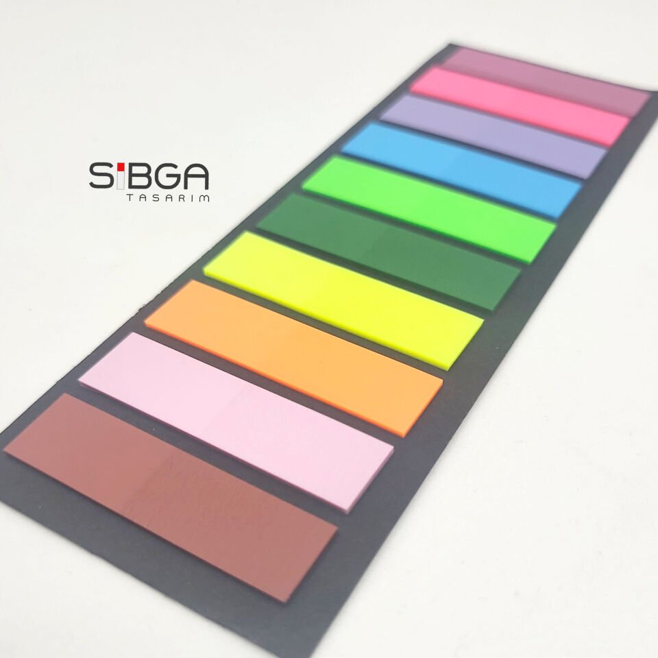 Şeffaf Renkli Postit Post-it Post It. Kitap Ayracı Ayraç Postit Sticker Not Kağıdı 200 Yaprak