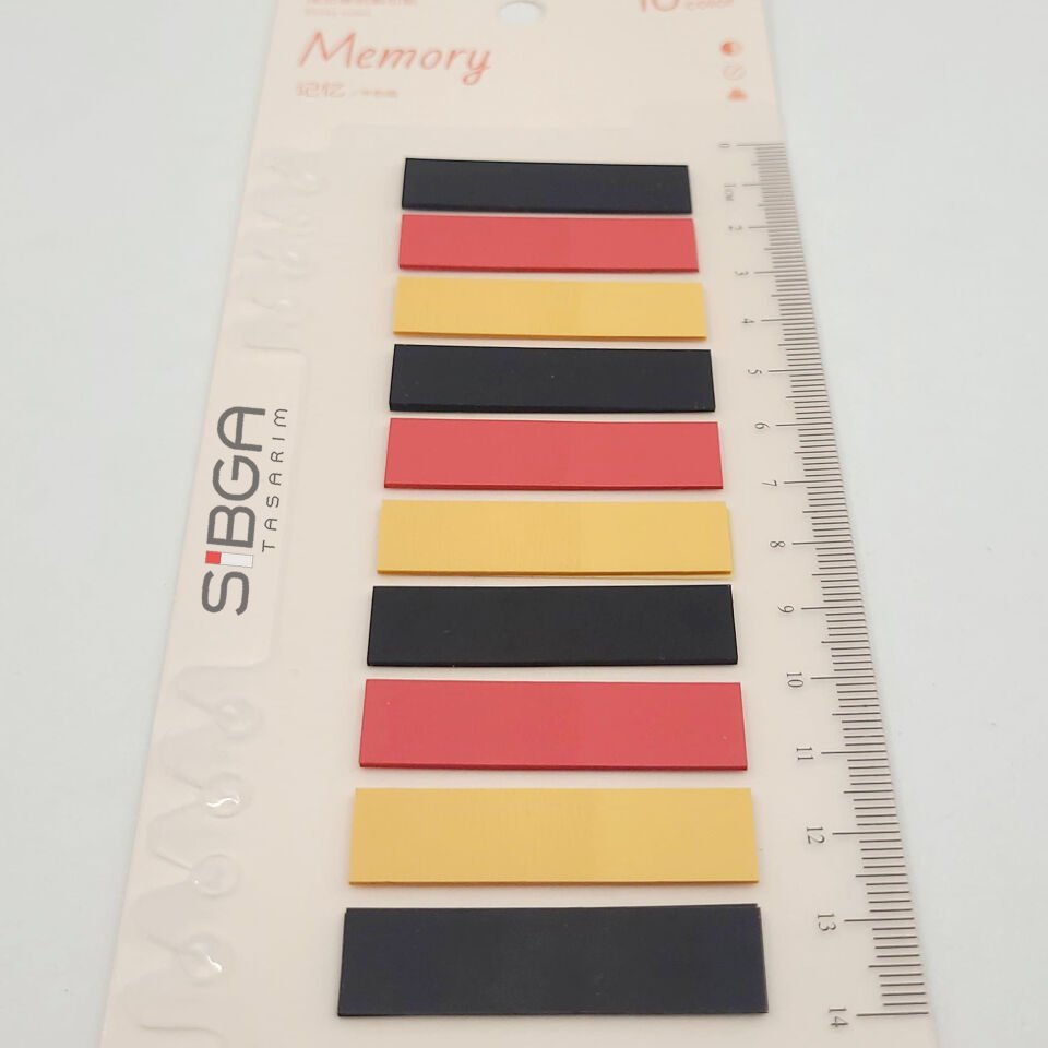 Şeffaf Renkli Postit Post-it Post It. Kitap Ayracı Ayraç Postit Sticker Not Kağıdı 200 Yaprak
