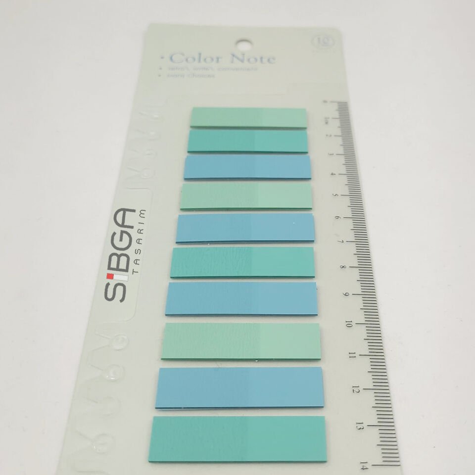 Şeffaf Renkli Postit Post-it Post It. Kitap Ayracı Ayraç Postit Sticker Not Kağıdı 200 Yaprak