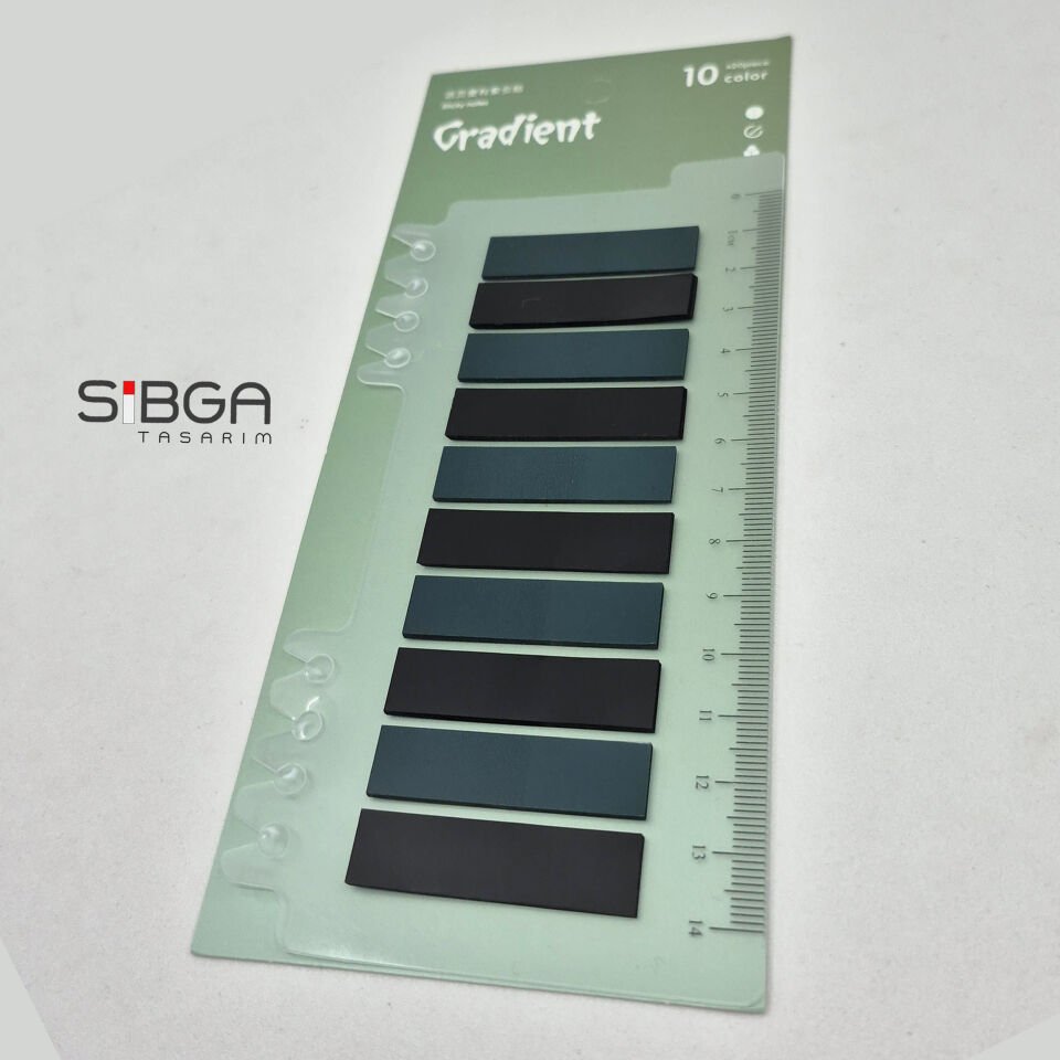 Şeffaf Renkli Postit Post-it Post It. Kitap Ayracı Ayraç Postit Sticker Not Kağıdı 200 yaprak