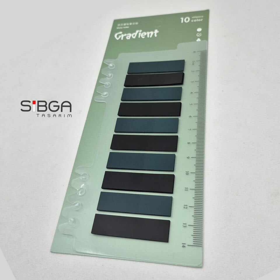 Şeffaf Renkli Postit Post-it Post It. Kitap Ayracı Ayraç Postit Sticker Not Kağıdı 200 yaprak