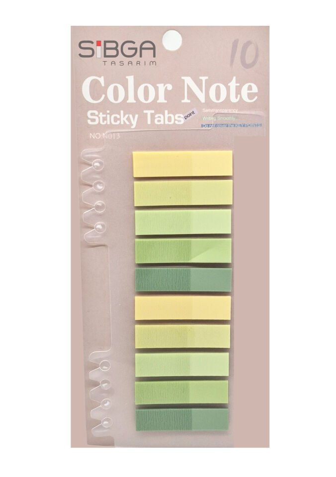 Şeffaf Renkli Postit Post-it Post It. Kitap Ayracı Ayraç Postit Sticker Not Kağıdı 200 yaprak