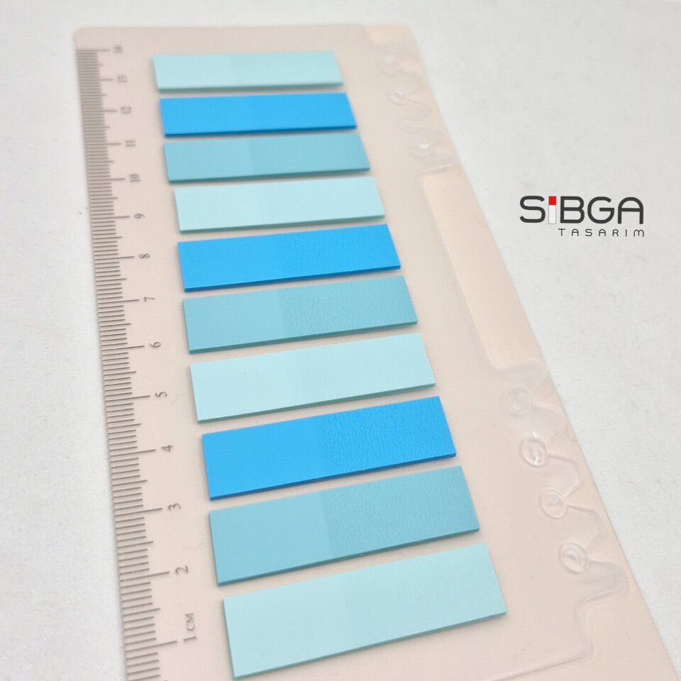 Şeffaf Renkli Postit Post-it Post It. Kitap Ayracı Ayraç Postit Sticker Not Kağıdı 200 yaprak