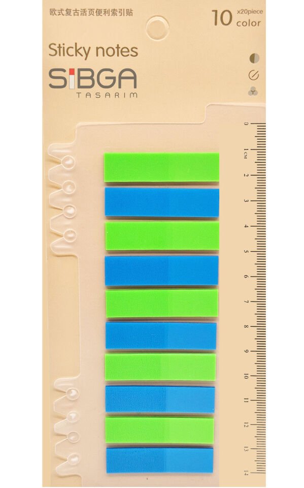 Şeffaf Renkli Postit Post-it Post It. Kitap Ayracı Ayraç Postit Sticker Not Kağıdı 200 yaprak