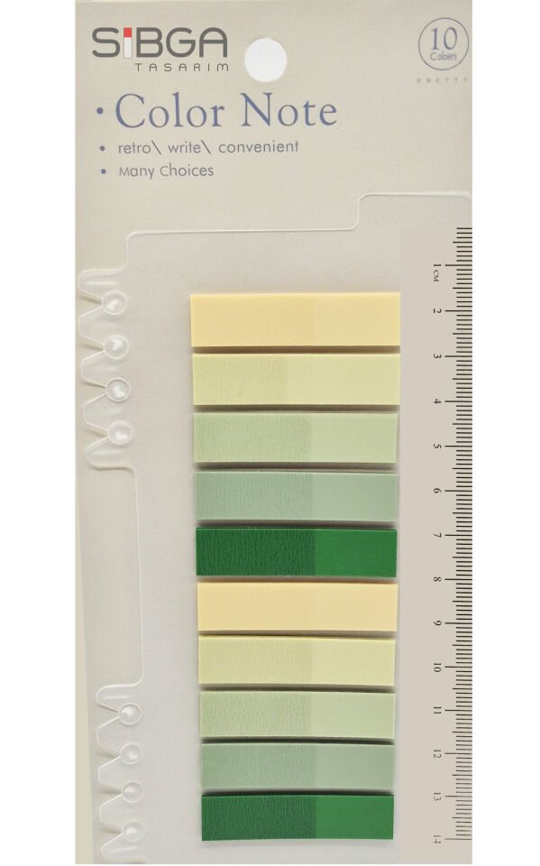 Şeffaf Renkli Postit Post-it Post It. Kitap Ayracı Ayraç Postit Sticker Not Kağıdı 200 Yaprak