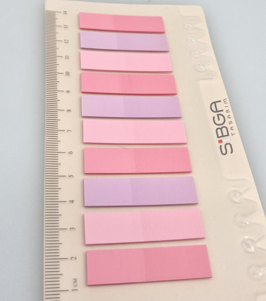 Şeffaf Renkli Postit Post-it Post It. Kitap Ayracı Ayraç Postit Sticker Not Kağıdı 200 Yaprak