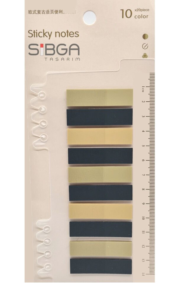 Şeffaf Renkli Postit Post-it Post It. Kitap Ayracı Ayraç Postit Sticker Not Kağıdı 200 Yaprak
