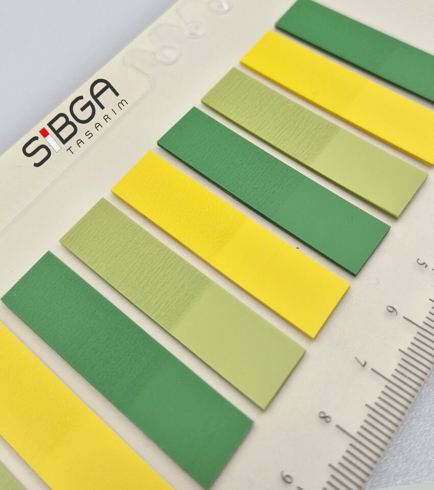 Şeffaf Yeşil Saru Postit Post-it Post It. Kitap Ayracı Ayraç Postit Sticker Not Kağıdı 200 Yaprak