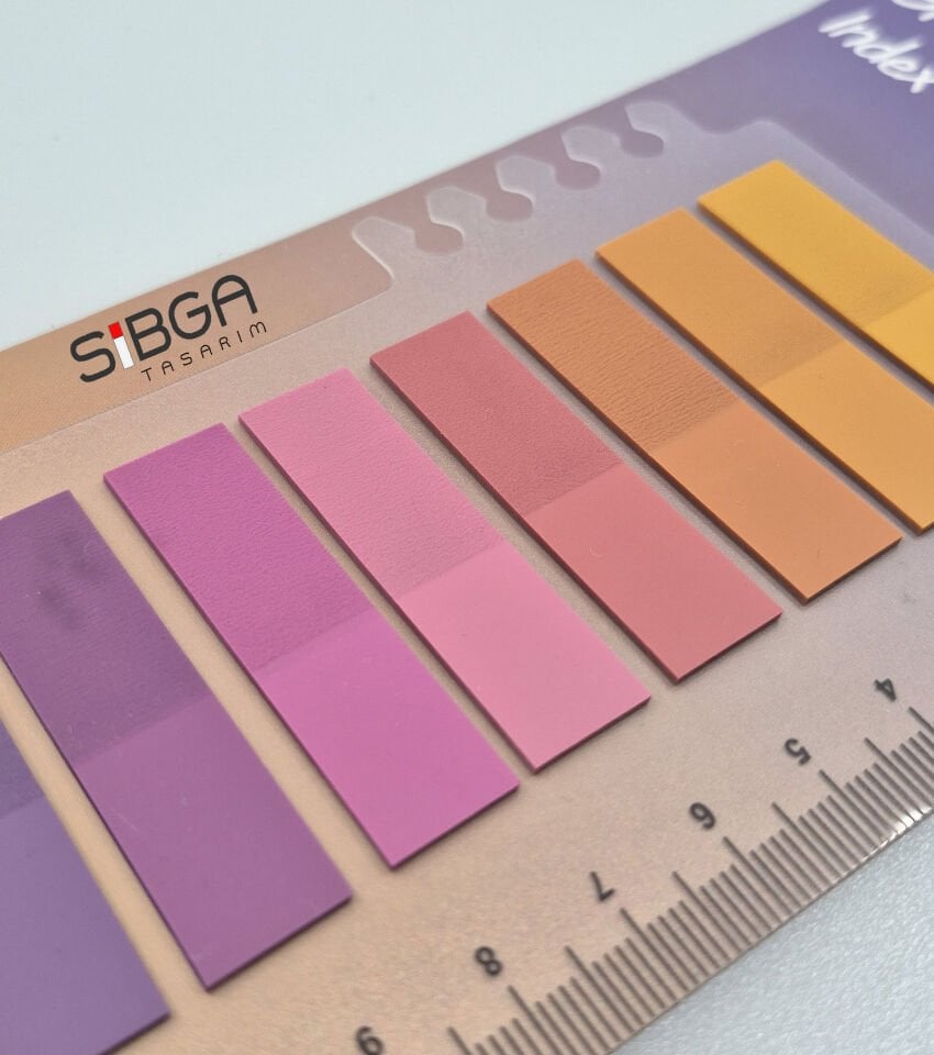Şeffaf Renkli Postit Post-it Post It. Kitap Ayracı Ayraç Postit Sticker Not Kağıdı 200 Yaprak