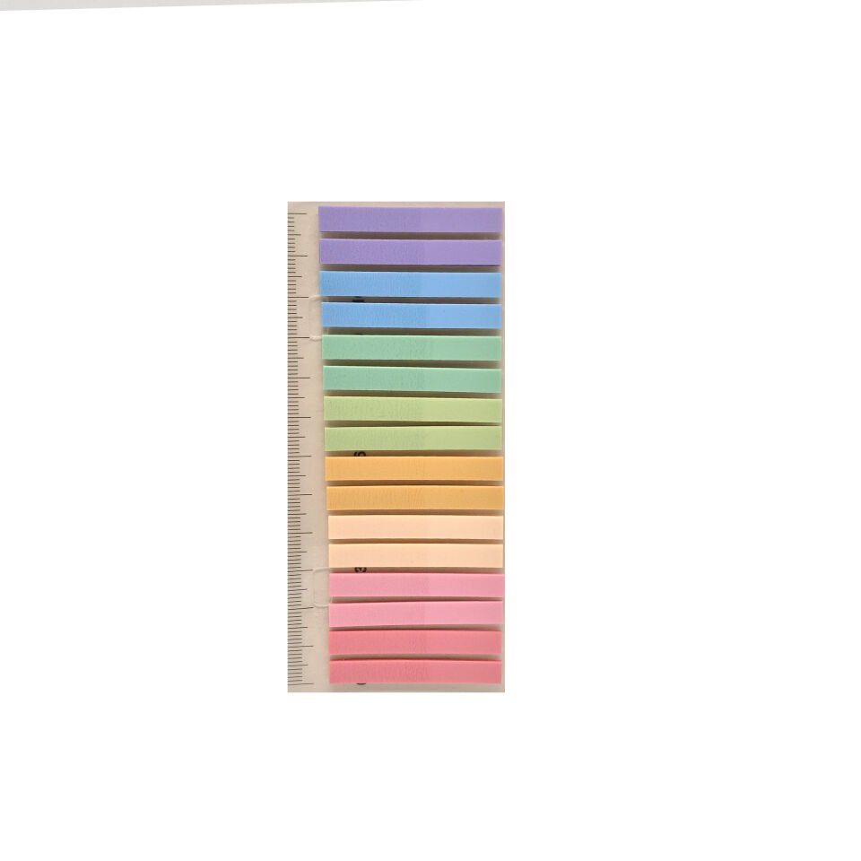 İnce Şerit 320 yaprak Şeffaf Renkli Postit Post-it Post It. Kitap Ayracı Ayraç Postit Sticker