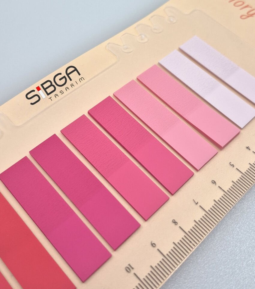 Şeffaf Renkli Postit Post-it Post It. Kitap Ayracı Ayraç Postit Sticker Not Kağıdı 200 Yaprak