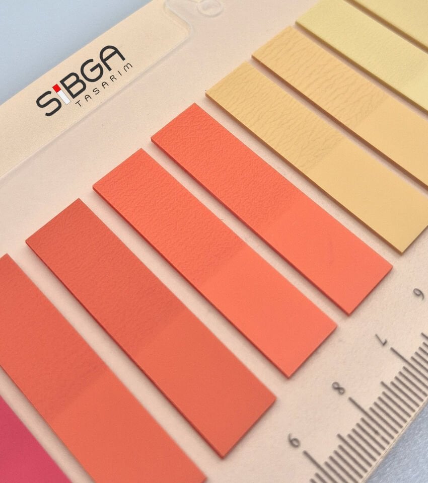 Şeffaf Renkli Postit Post-it Post It. Kitap Ayracı Ayraç Postit Sticker Not Kağıdı 200 Yaprak