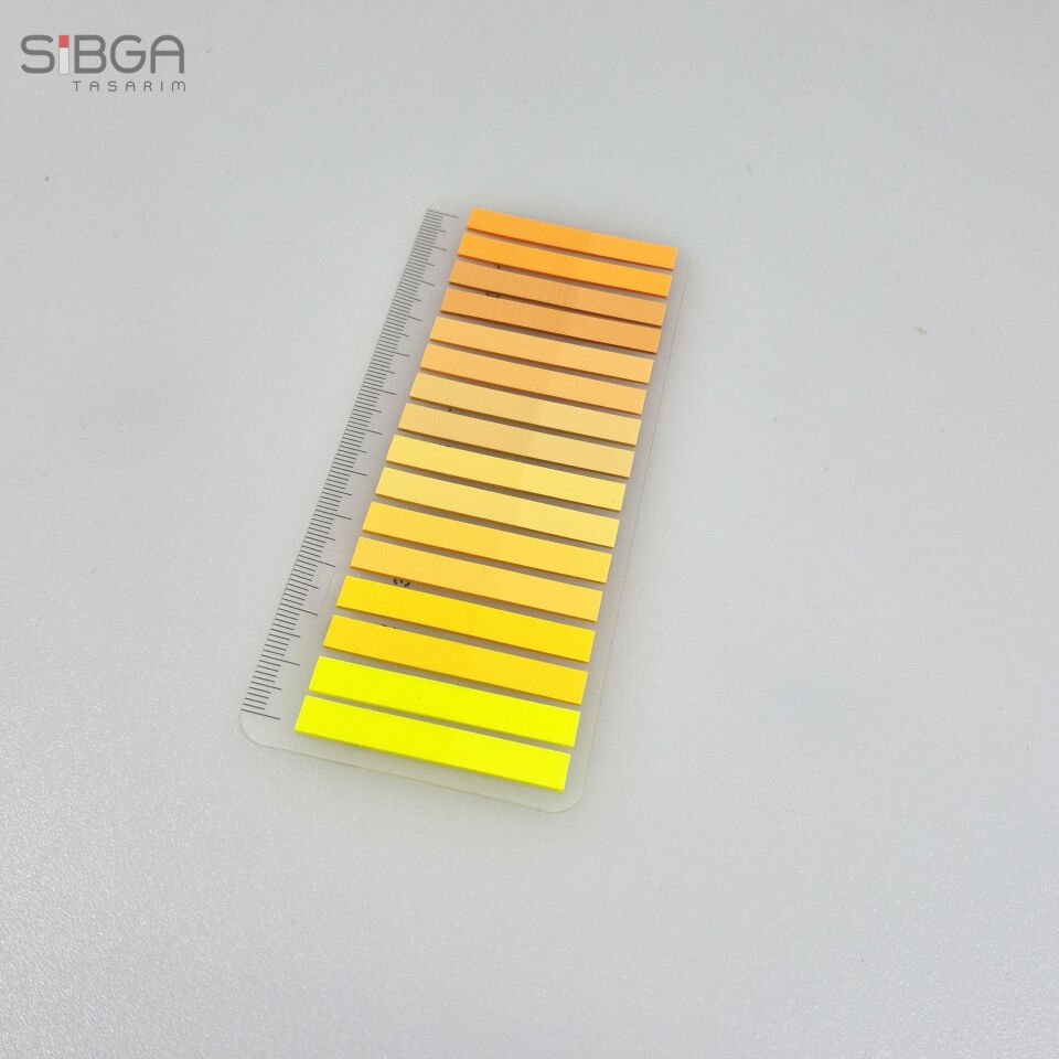 İnce Şerit Sarı 320 yaprak Şeffaf Renkli Postit Post-it Post It. Kitap Ayracı Ayraç Postit Sticker