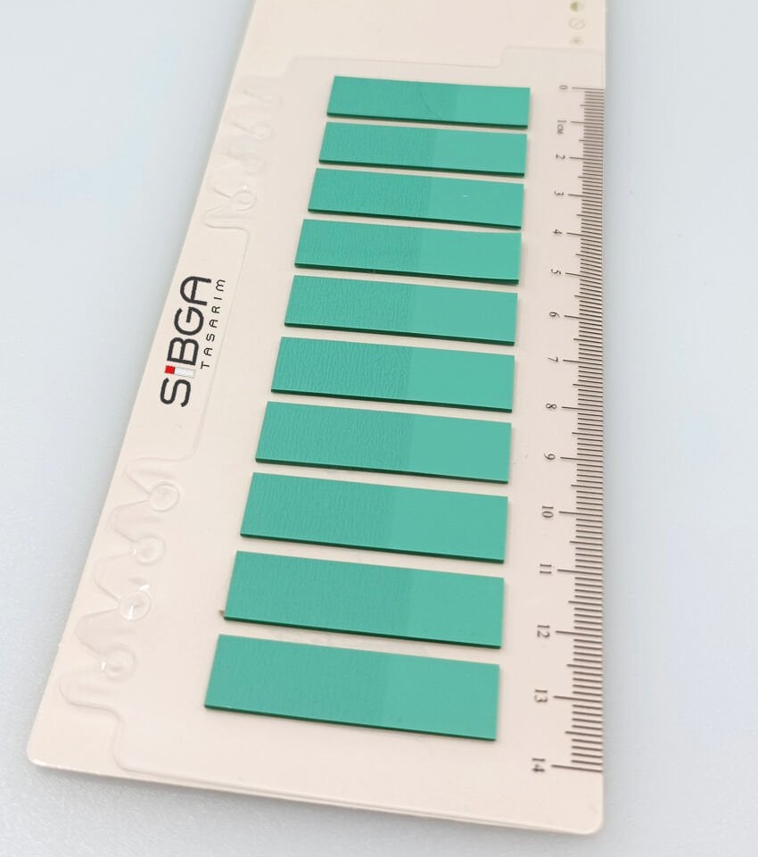 Şeffaf Turkuaz Yeşil Renkli Postit Post-it Post It. Kitap Ayracı Ayraç Postit Sticker Not Kağıdı