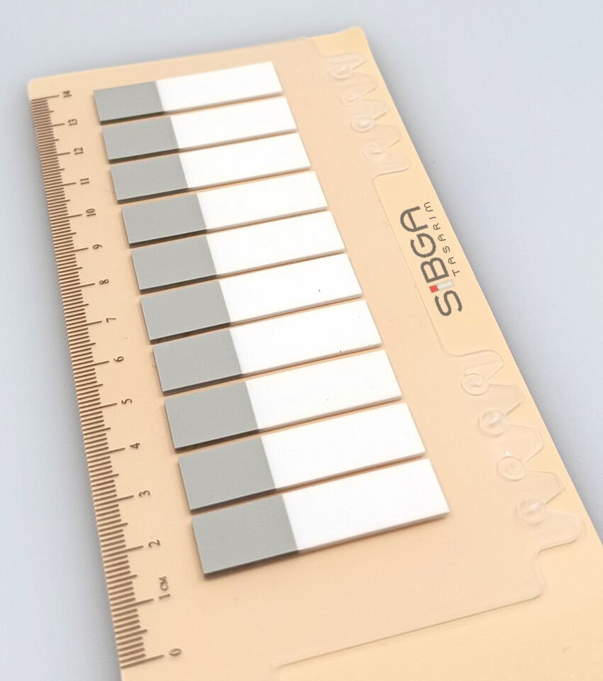 Şeffaf Gri Yarım Postit Post-it Post It. Kitap Ayracı Ayraç Postit Sticker 200 Yaprak