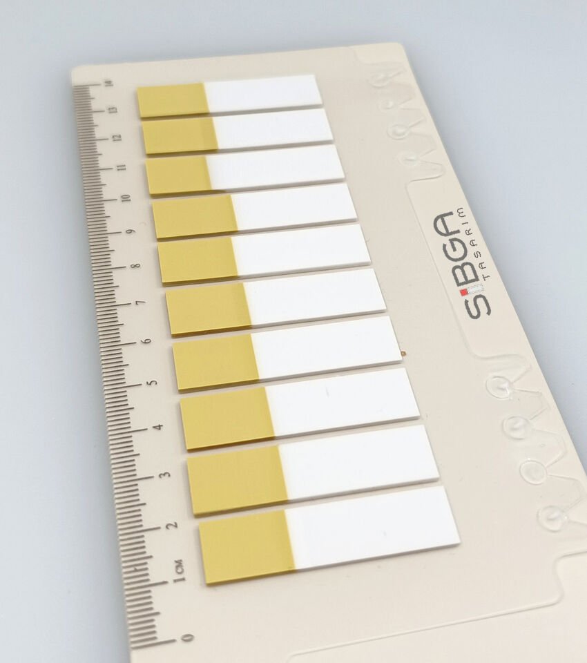 Şeffaf Yeşil Yarım Postit Post-it Post It. Kitap Ayracı Ayraç Postit Sticker 200 Yaprak
