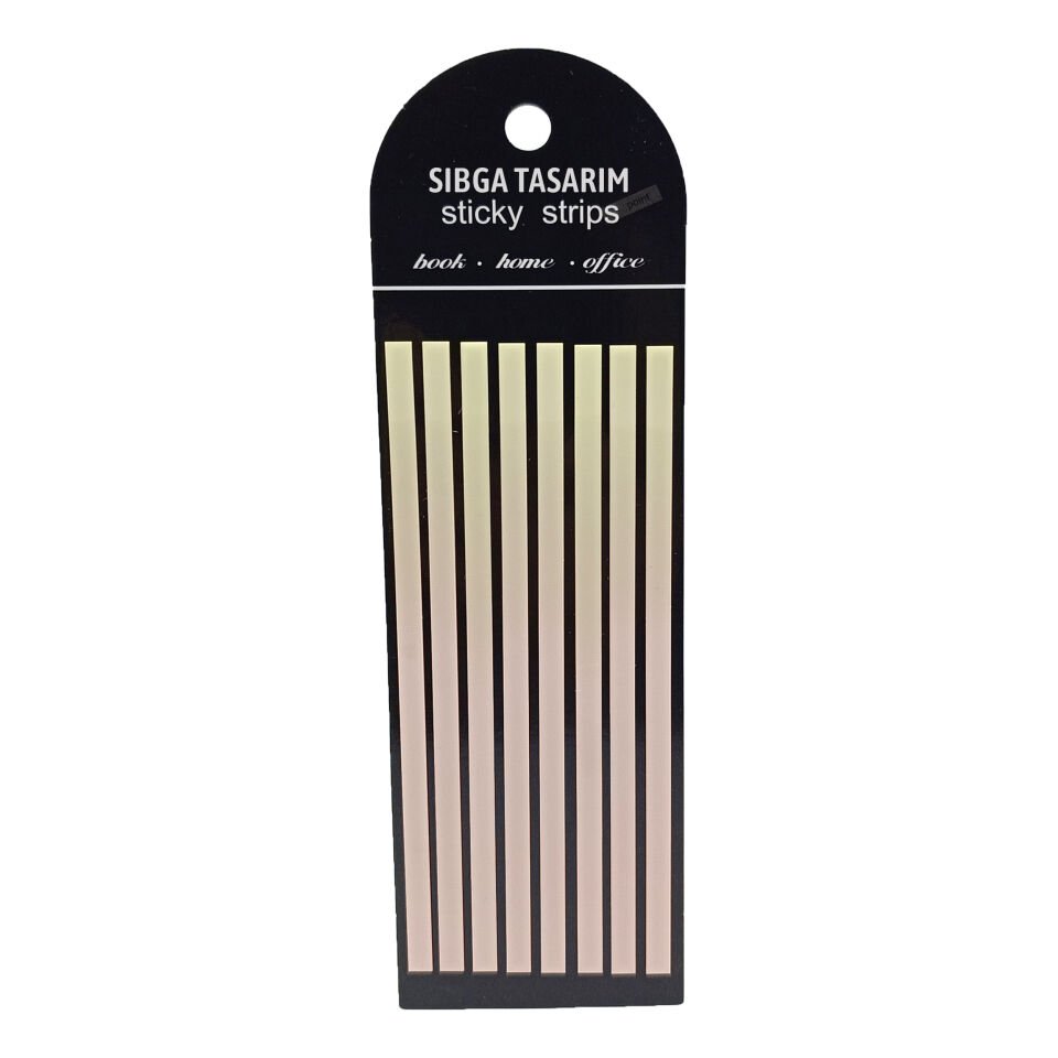 Premium Ebruli Renkli Uzun Şerit Şeffaf Postit Post-it Post It. Kitap Ayracı 160 Yaprak