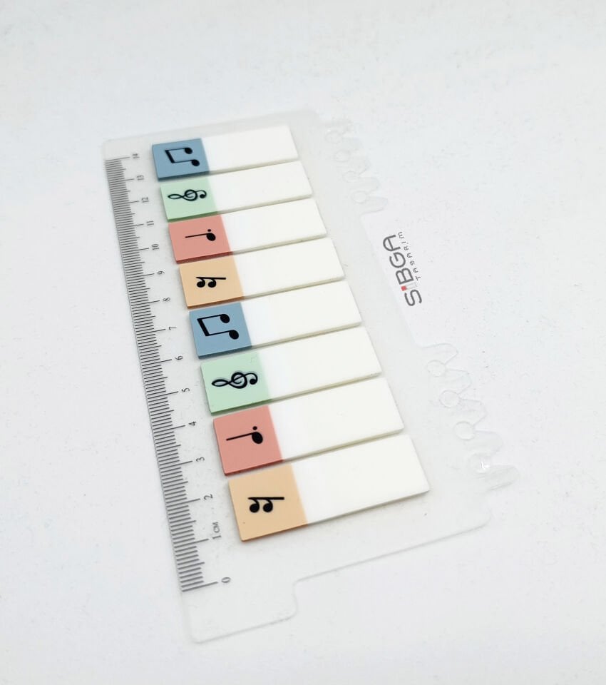 Desenli Şekilli Şeffaf Renkli Postit Post-it Post It. Kitap Ayracı Ayraç Postit Sticker 160 yaprak