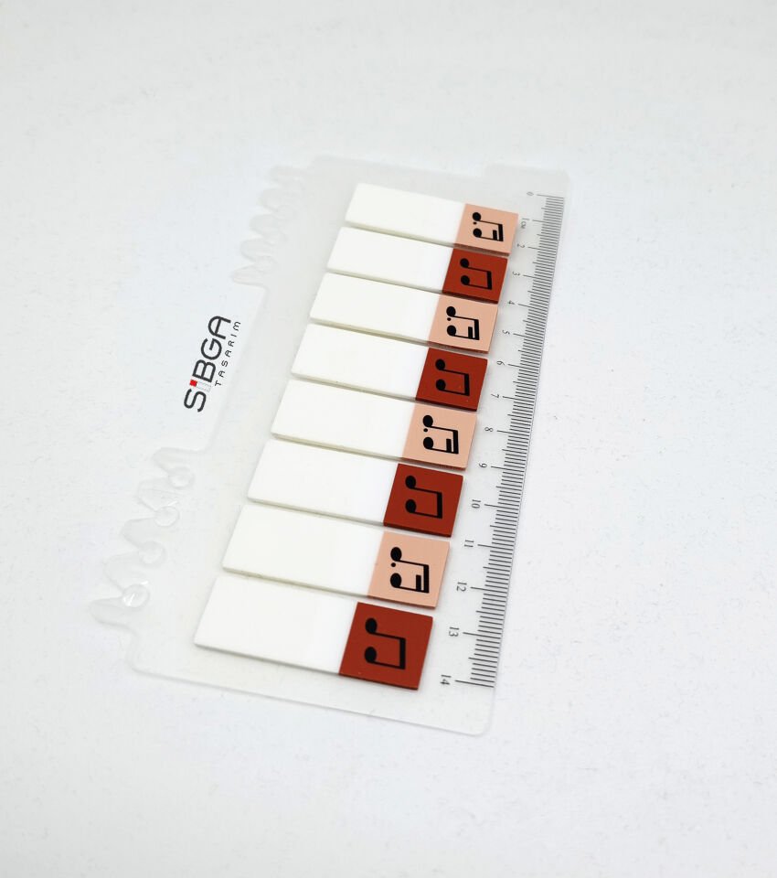 Desenli Şekilli Şeffaf Renkli Postit Post-it Post It. Kitap Ayracı Ayraç Postit Sticker 160 yaprak