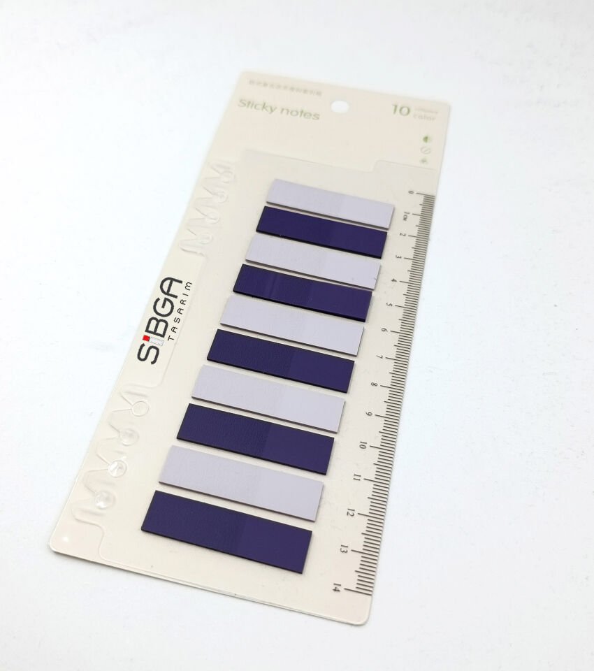 Şeffaf Renkli Postit Post-it Post It. Kitap Ayracı Ayraç Postit Sticker Not Kağıdı 200 Yaprak