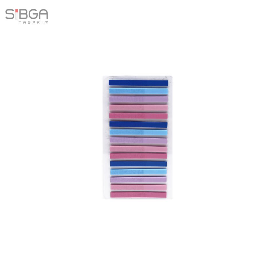 Küçük İnce Şerit 300 yaprak Şeffaf Renkli Postit Post-it Post It. Kitap Ayracı Ayraç Postit Sticker